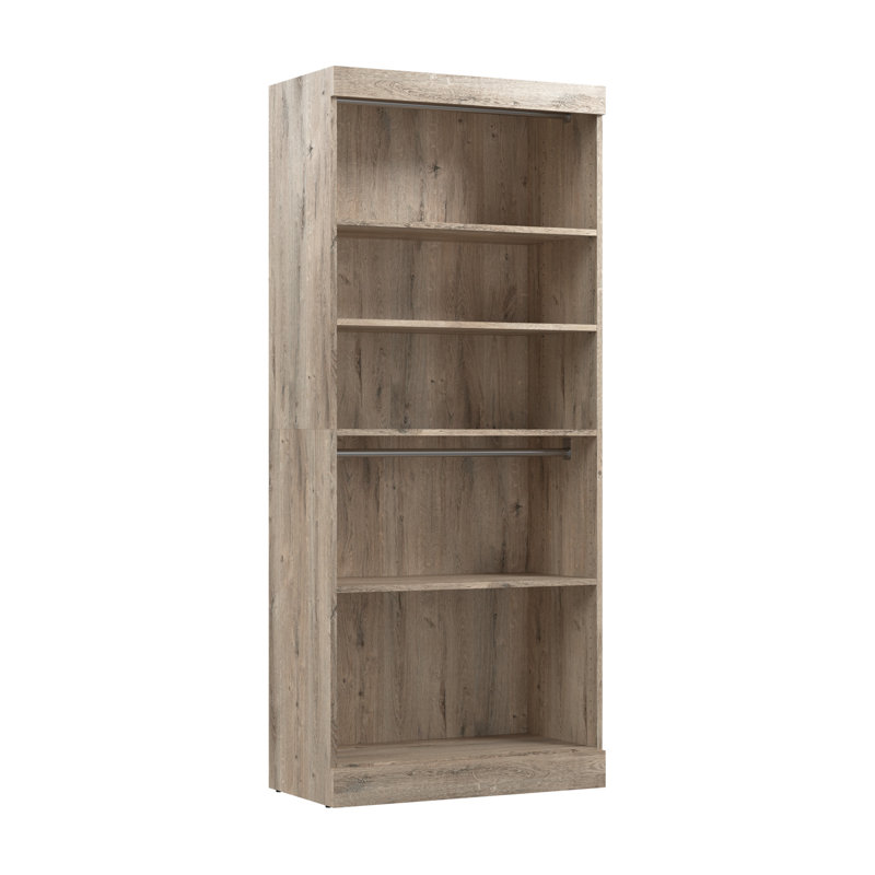 Arlex 36'' Closet System, Natural Wood
