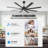 Indoor Ceiling Fan Without Light, With Remote Control-1308956878-1308956464