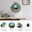 Horloge murale en verre 16 po