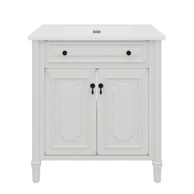 Meuble-lavabo vintage avec lavabo