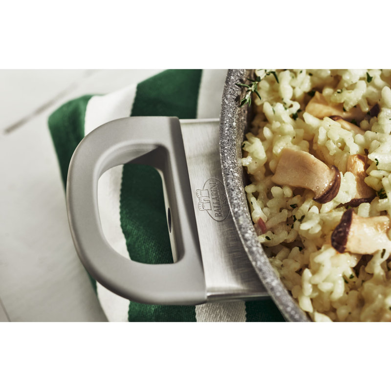Gray 3.9-qt Aluminum Nonstick Sauté Pan with Glass Lid