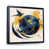 Black Floater Framed