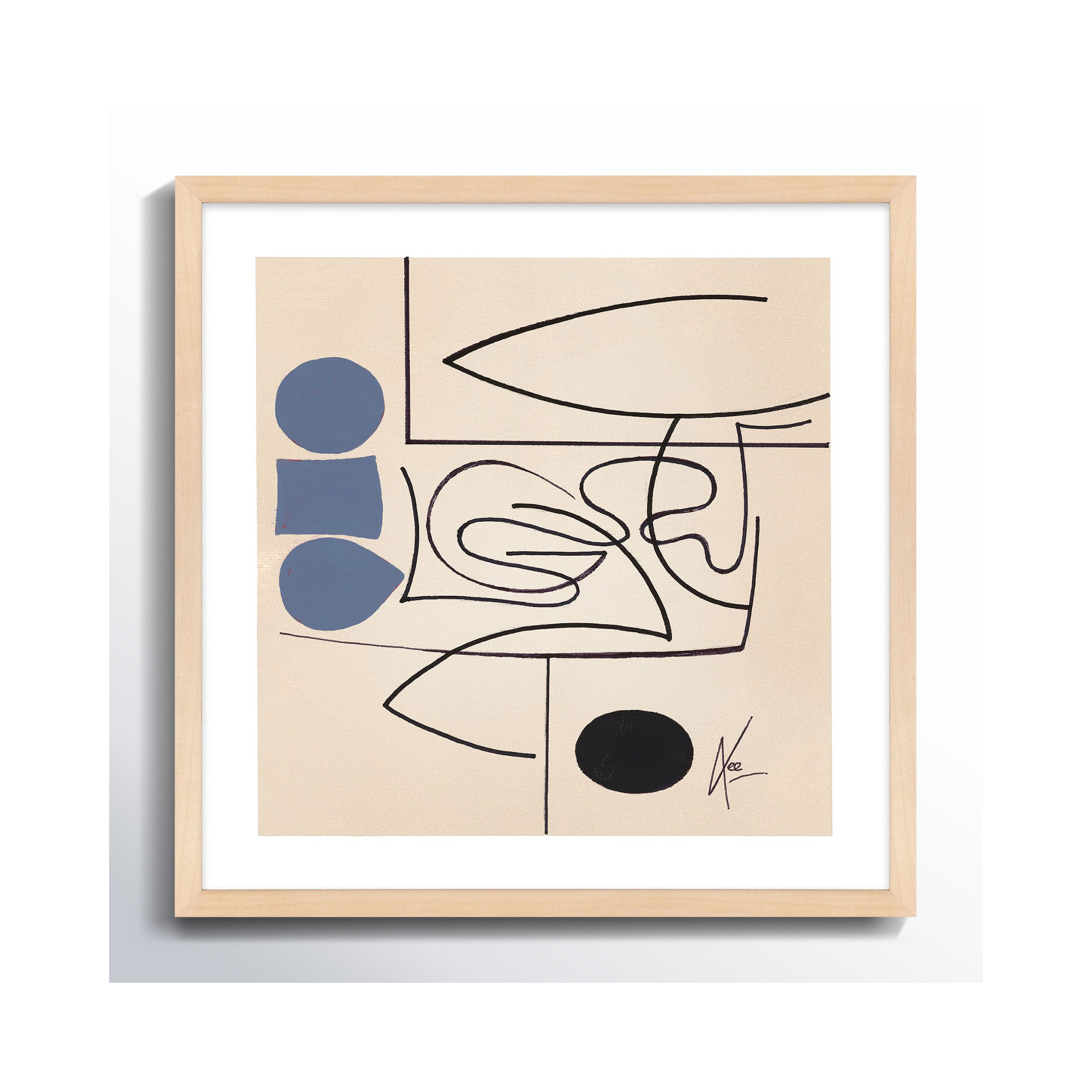 Reflection 2 by Lee Lessem, Brown, 16" H x 16" W x 1.25" D