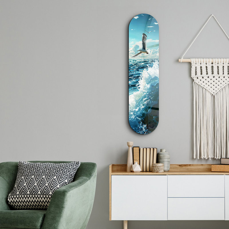 Peinture décorative en verre trempé