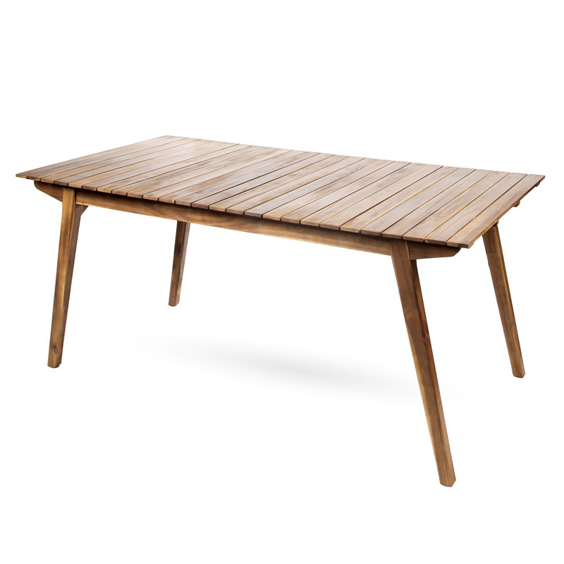 Outdoor 69" Solid Wood Dining Table