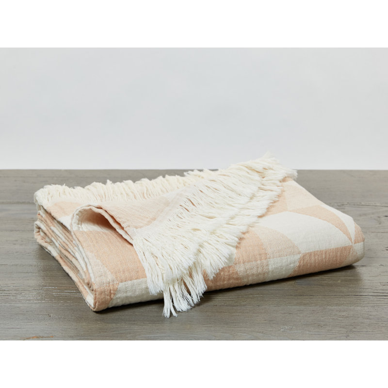 Pismo Organic Organic Throw Blanket, King, Hazel