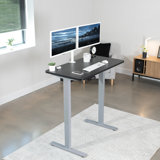 VIVO Single Motor Electric Desk with Push Button Memory Controller