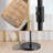 65" Rattan Tree Floor Lamp with Dimmer Switch and 3 Bulbs Included