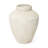 Rustic Textured Stone-Finish 15.5'' Tall  Ceramic Jar Vase