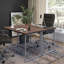 Computer Desk with Metal Frame