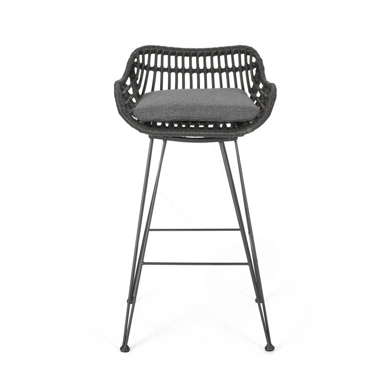 Tabouret de bar en rotin