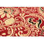 Tapis rouge à motif floral Carlile-436285785