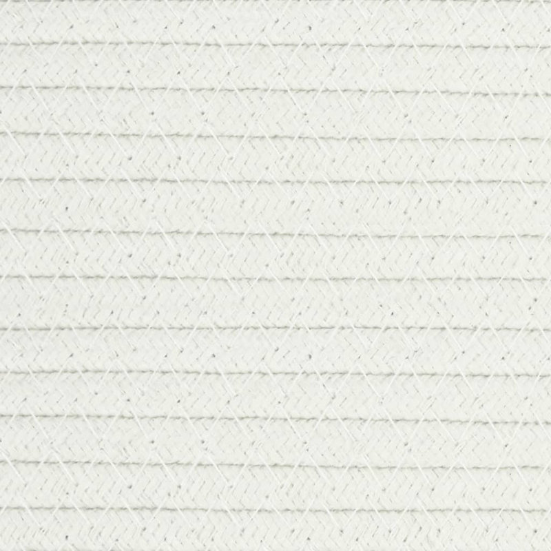 House Of Hampton Fabric Decorative Basket, Grey/White