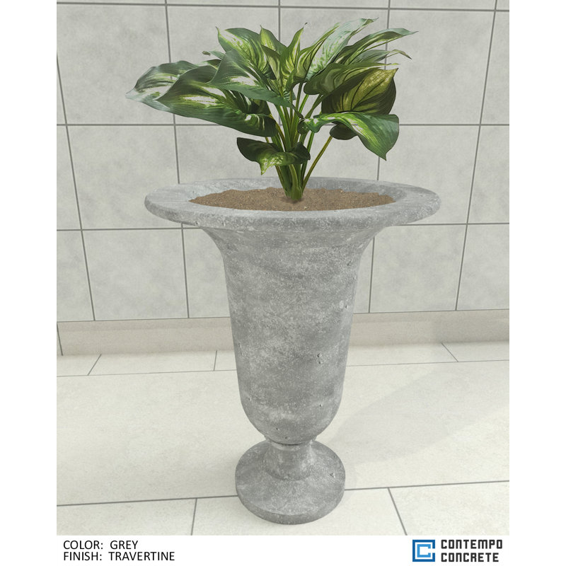 Pot à fleurs Siena, Travertine Gray