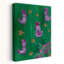 Whimsical Jungle Birds Dreamy Playful Whimsical Bird Flower Nature Wall Art Print 1 Piece Wrapped Canvas Wall Art-271745782