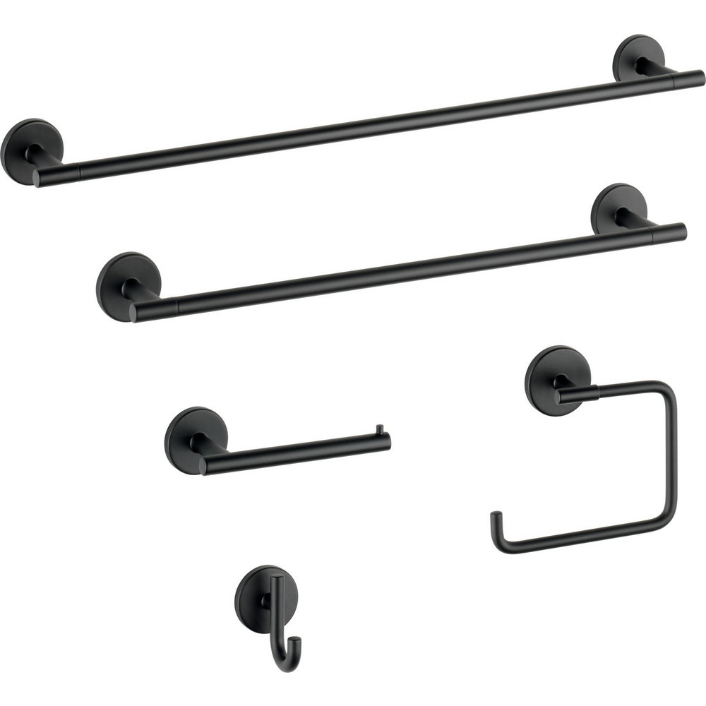 Trinsic Toilet Paper Holder, Matte Black