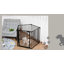 Parc pour chien d'intérieur pour petits chiens de taille moyenne avec porte-104828275