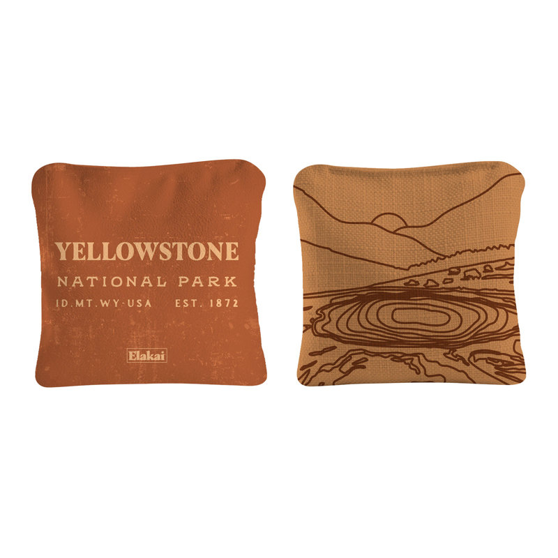 Durasuède de parc national de Yellowstone + sacs de polyuréthane pilote Versacraft, H 6 po x l 6 po x P 1 po, Orange