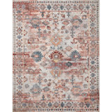 Fiorillo Oriental Rust/Black Area Rug