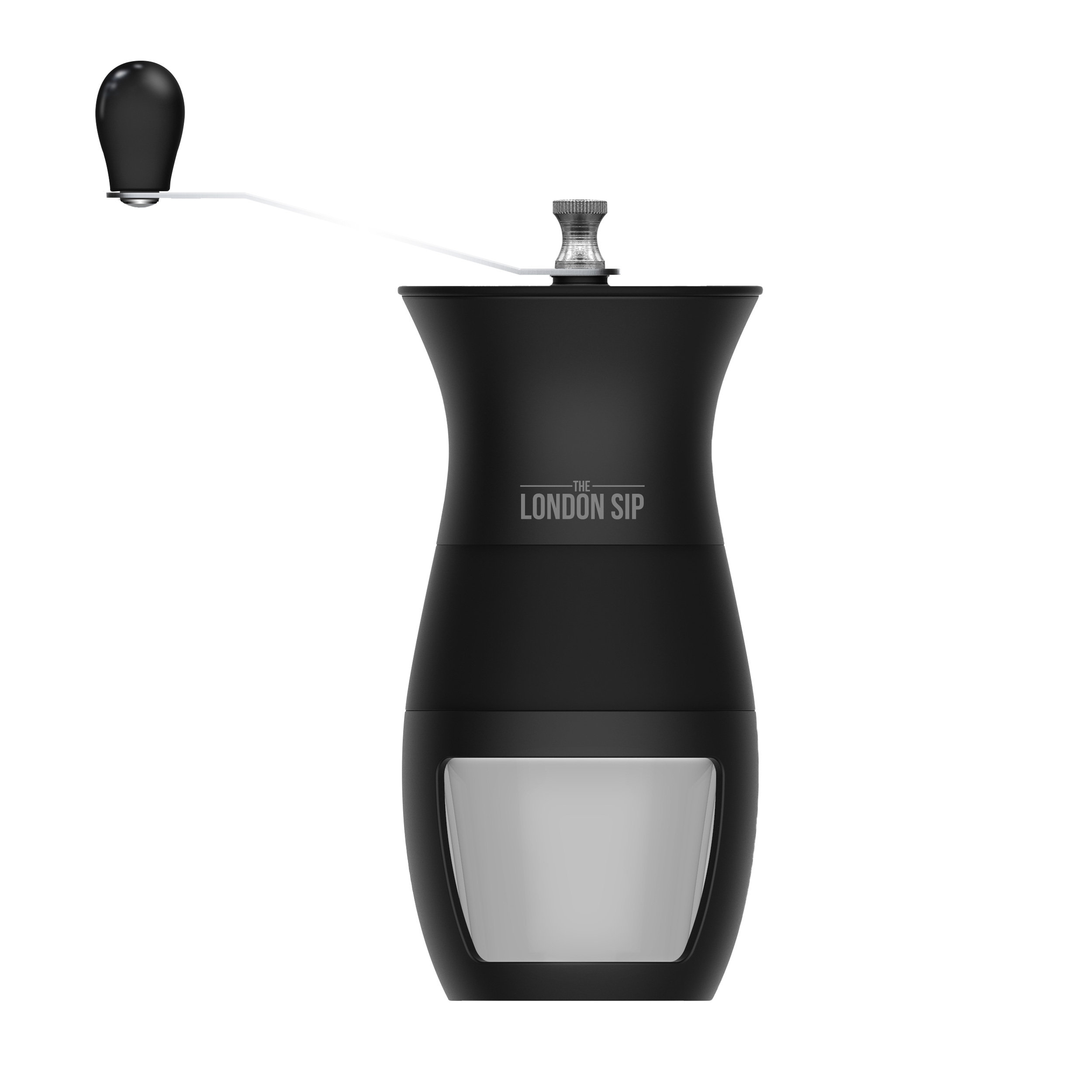 London Sip Glass Manual Conical Burr Coffee Grinder