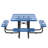 46-Inch Picnic Table With Umbrella Hole