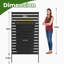 Ensemble de climatiseur en métal H 20 po x l 38 po x L 38 po (3 panneaux)  -124554732