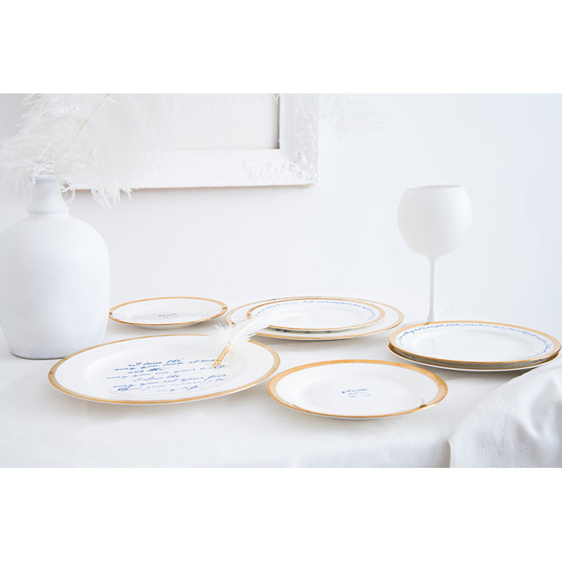 Ardello 3 Piece Bone China Dinner Plate