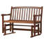 Banc de jardin en bois oscillant Worcester