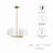 Modway Mercer 4-Light Pendant Light-1319055444