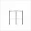 Étagère triangulaire avec 5 tablettes, verre trempé et ampoule Cadre chromé | Moderne | Chrome, verre