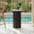 Concrete Black Marble Effect Side Table