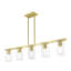 Zari 5 - Light Dimmable Kitchen Island Square / Rectangle Chandelier-2088884147