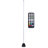 57" Dimmable LED Novelty Corner Floor Lamp with Remote and APP Control