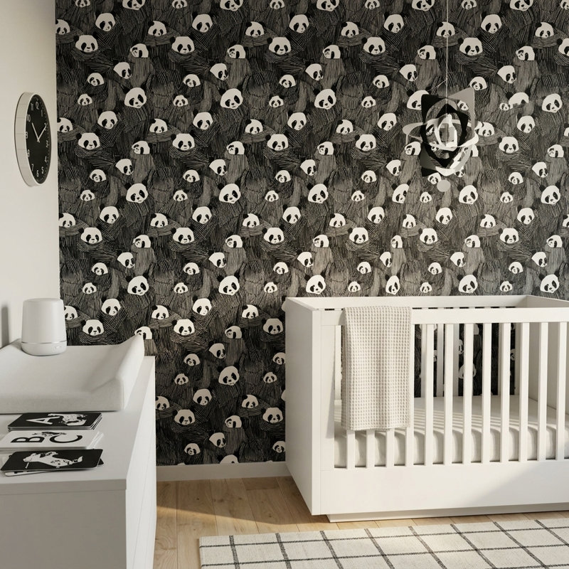Rouleau de papier peint mural Panda, Peler et coller