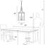 Cleveland 3-Light Chandelier-1487827399