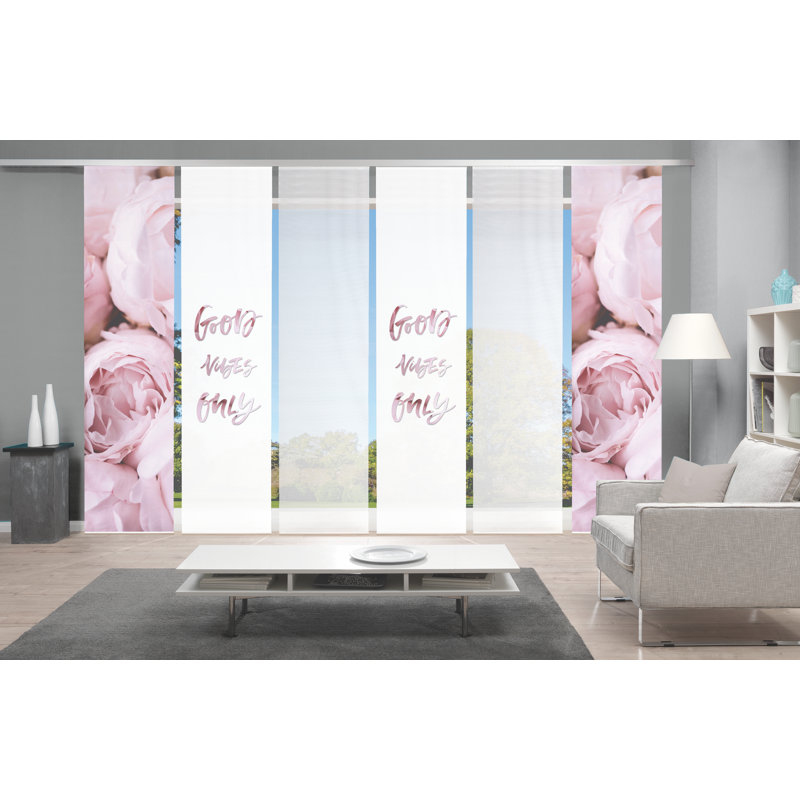 Peiffer Semi Sheer Curtain Panel Pair