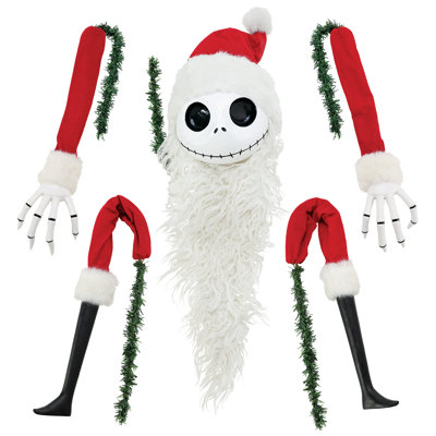 Possible Dreams Disney The Nightmare Before Christmas Santa Jack Tree Topper Set 12 Inch