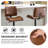 Adjustable Swivel Upholstered Bar Stools Counter Stools-1093358749-1093358751