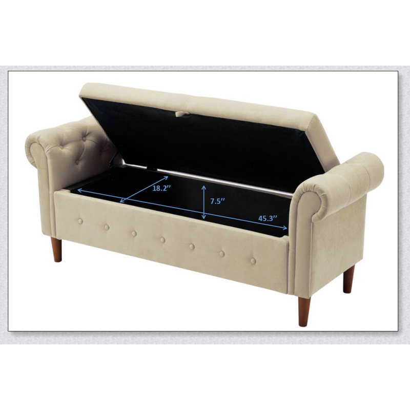 Multifunctional Storage Rectangular Sofa Stool