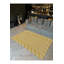 Tapis jaune tissé à envers lavable traditionnel Mosso-1486220973