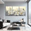 Art mural blanc tendu sur toile florale de magnolia blanc-1333634936