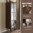 Dark-coffee Solid Wood + Glass Display Cases
