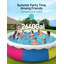 Piscine gonflable en PVC 3 pi x 10 pi Mason & Mia