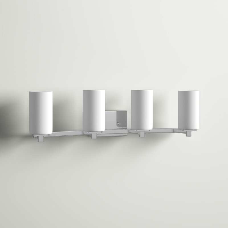 Applique murale / salle de bain quatre lumières Hetterer de Génération Éclairage , Chrome