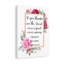Give Thanks Psalm 136:1 - Wrapped Canvas Print-925013482