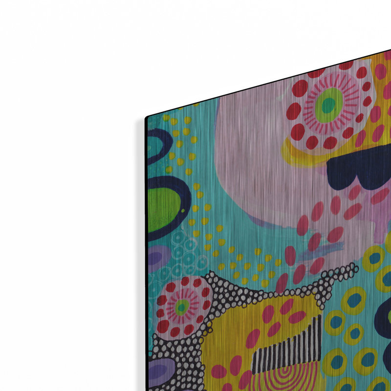 Art mural en métal Red Barrel Studio® «Beachfeet» par Hello Angel, H 12 po x l 36 po