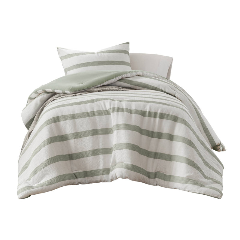 Premium Bedding Sets, Polyester Twin Xl Striped Modern Home Comforter