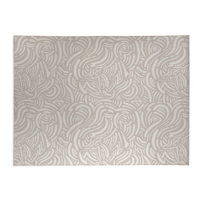 Cozy Swirl Non-Slip Outdoor Rug