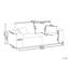 SANDORA 3 Seater Corduroy Sofa-1100970640