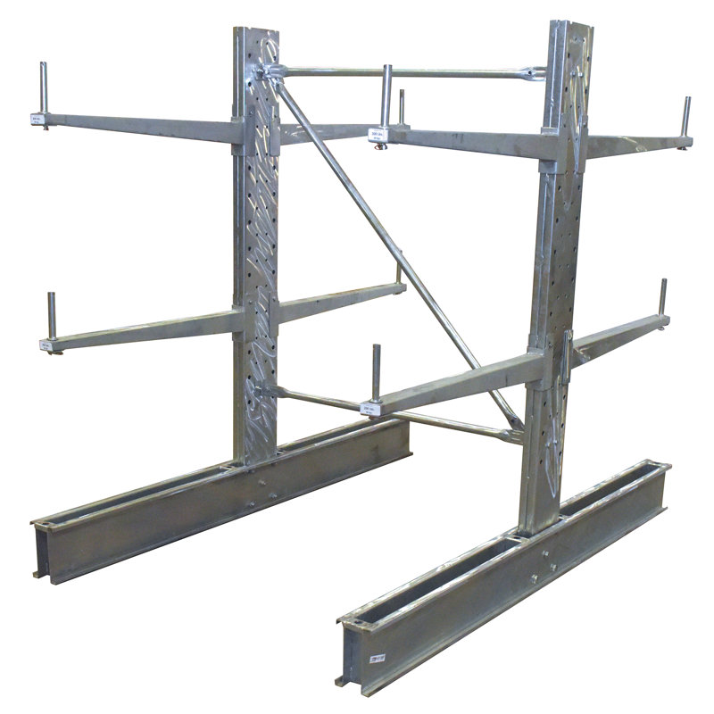 ENSEMBLE d’accoudoirs 24 po à porte-à-faux en porte-à-faux WFX Utility™, H 81 po x l 62 po x P 84 po, Argent
